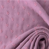 小毛球高捻低弹剪花图案 全涤面料 服装面料轻薄透气女装面料
