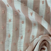 宽间隔雪纺皱毛球 全涤面料 服装面料轻薄透气女装面料
