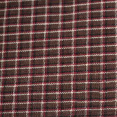 现货供应全棉涤棉21S色织格子面料衬衫布服装面料轻薄透气