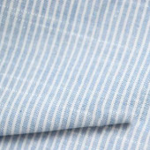 现货供应全棉涤棉21S色织条子面料衬衫布服装面料