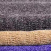 现货法国罗纹面料 仿兔毛罗纹针织面料 时装面料