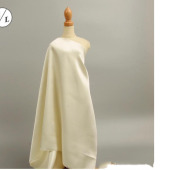 订做米白仿真丝弹力色丁面料 雪纺面料 颜色多样 女装晚礼服