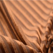 丝绒抽条 韩国绒条纹 坑条丝绒 西装礼服裙装时装面料现货供应