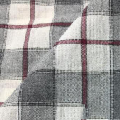 现货供应21S全棉涤棉色织格子面料衬衫布服装面料