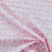 现货阳离子连毛剪花小蝴蝶结 全涤面料 服装面料轻薄透气女装面料