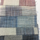 现货供应全棉涤棉21S色织格子面料衬衫布服装面料