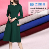 60S紧赛纺锦棉罗马服装面料 弹力打底裤连衣裙外套时装针织面料