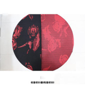 【现货】红色 春装 秋装 玫瑰花【针织提花布】