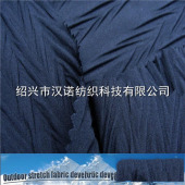 厂家直销涤纶四面弹布面压皱风格服装面料