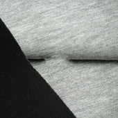 双面麻灰针织布 60T/35R/5SP太空层 太空棉服装面料