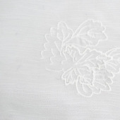 涤棉梭织雪纺绣花布 春夏裙子/衬衫 漂白 可染色