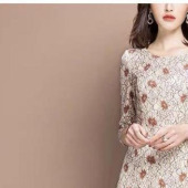 现货锦棉蕾丝 柔软女装连衣裙布