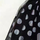现货韩国进口烫金网纱 轻薄连衣裙布