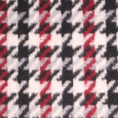 现货色织顺毛呢 经典女装粗纺千鸟格面料 秋冬大衣面料