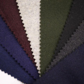 绍兴工厂直销60羊毛40涤混纺毛料 男女时尚秋冬大衣面料