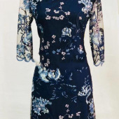 现货网纱绣花 女装连衣裙布
