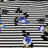 现货小米皱喷印 色泽鲜明 柔软透气女装连衣裙布