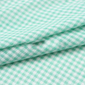现货供应人棉起泡色织格子面料衬衫布服装面料