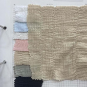 YA337 全棉绉布 大格子 竖条 轻薄透气 春夏新品