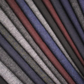 斜纹短顺毛羊毛呢布料 呢绒毛纺加厚秋冬呢大衣裤子面料