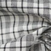 现货供应21S全棉涤棉色织格子面料衬衫布服装面料