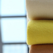 染色涤纶仿棉不倒绒 针织绒布面料 婴幼儿服装背心面料 现货供应