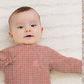 条纹彩纱舒绒 秋冬款染色格子复合面料 童装婴儿用布面料 现货