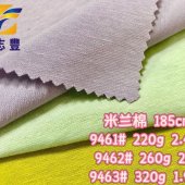 广志丰9461#米兰棉奢华双面简洁高质Polo商贸T恤面料